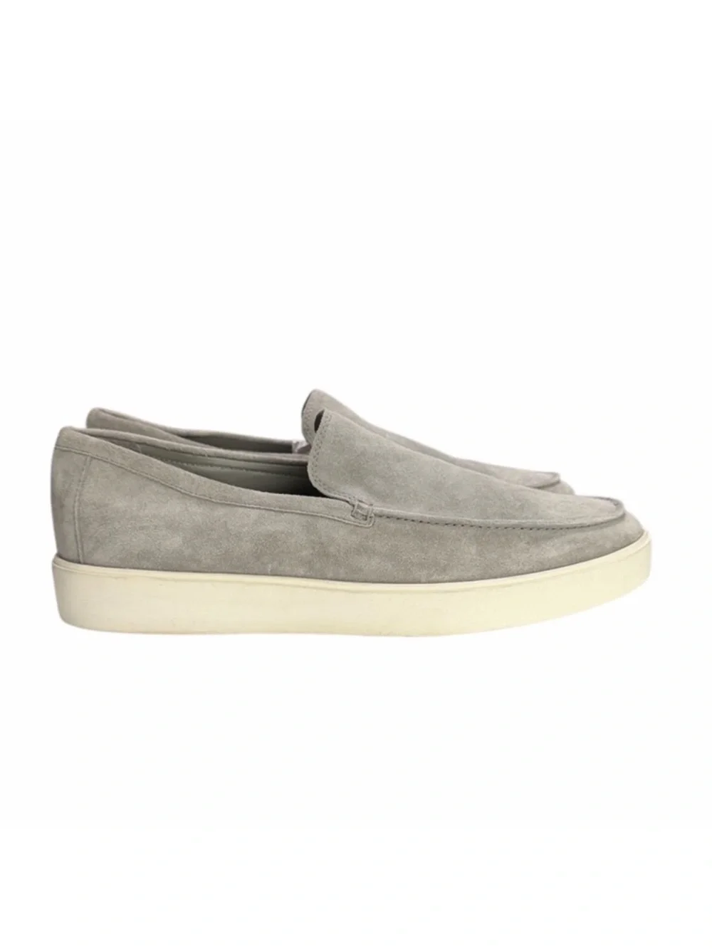 Vince Taro Gray Suede Loafers Size 10